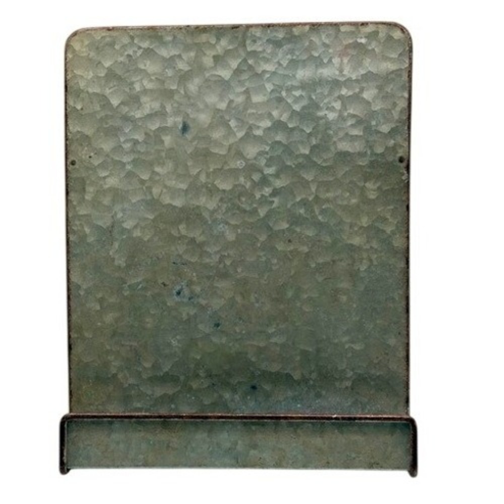 Galvanized‎ Metal Easel Stand Recipe Holder Sign Display Rustic Farmhouse